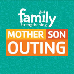 mother son button